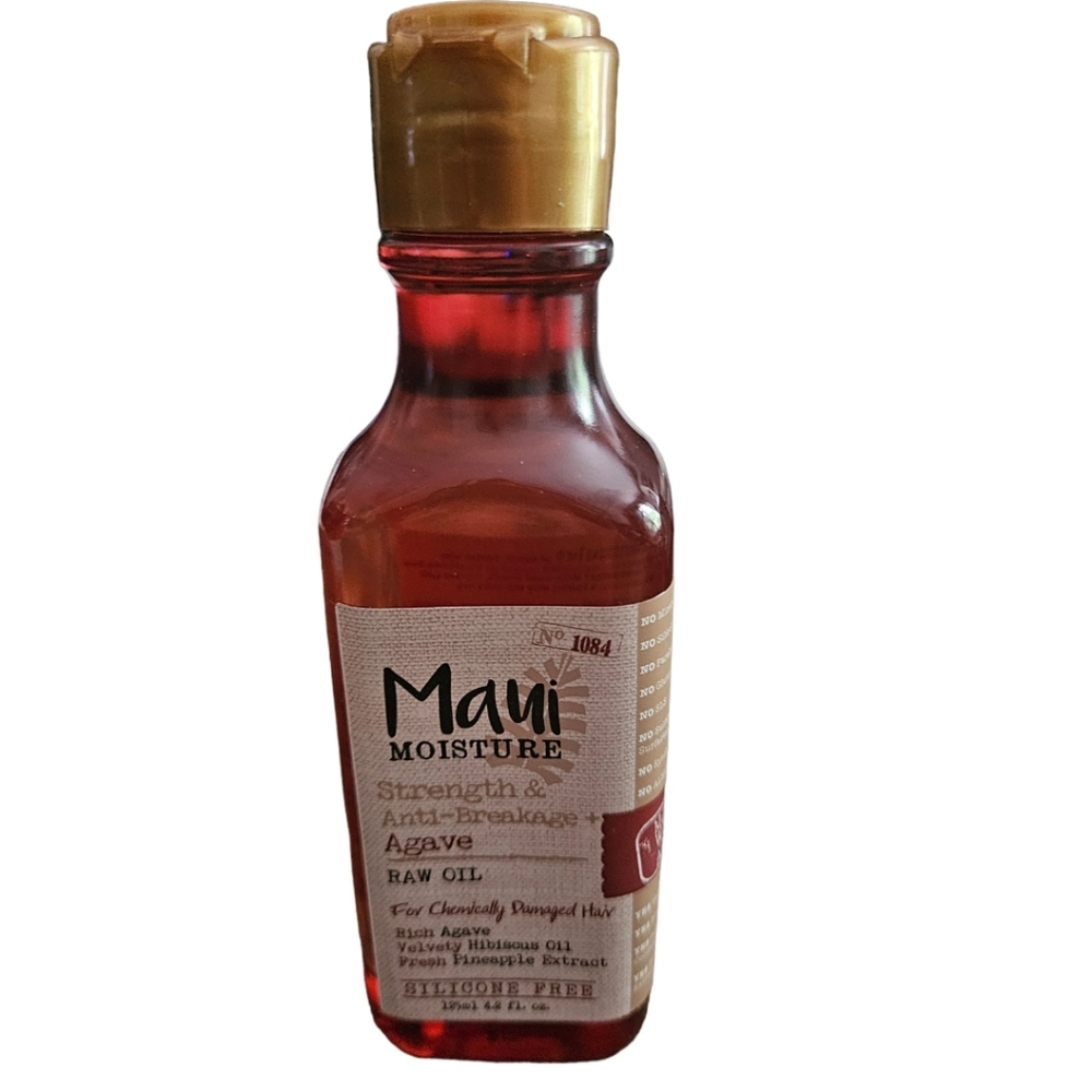Maui Moisture Strength & anti-breakage + agave raw oil, 4.2 oz